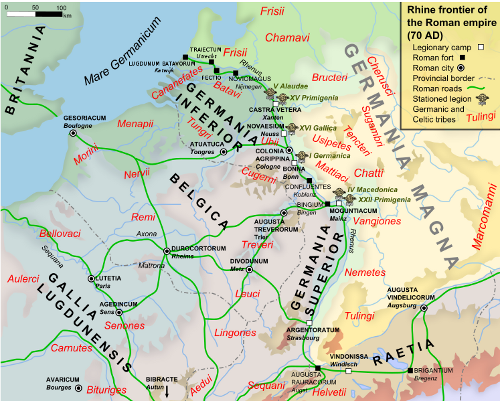 Roman Empire control of Celtic tribes