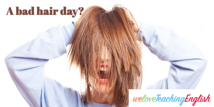 English idiom: a bad hair day