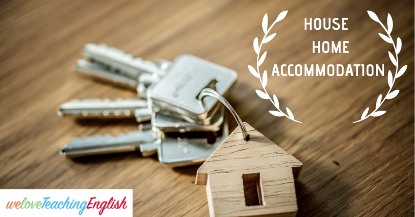 English vocabulary: House, Home, Accommodation