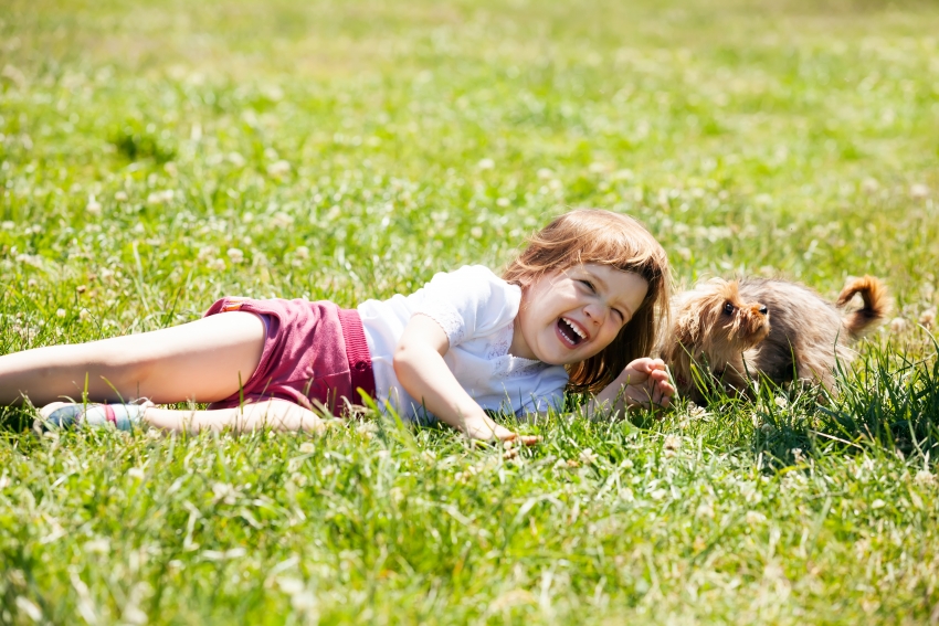 happy child under the sun