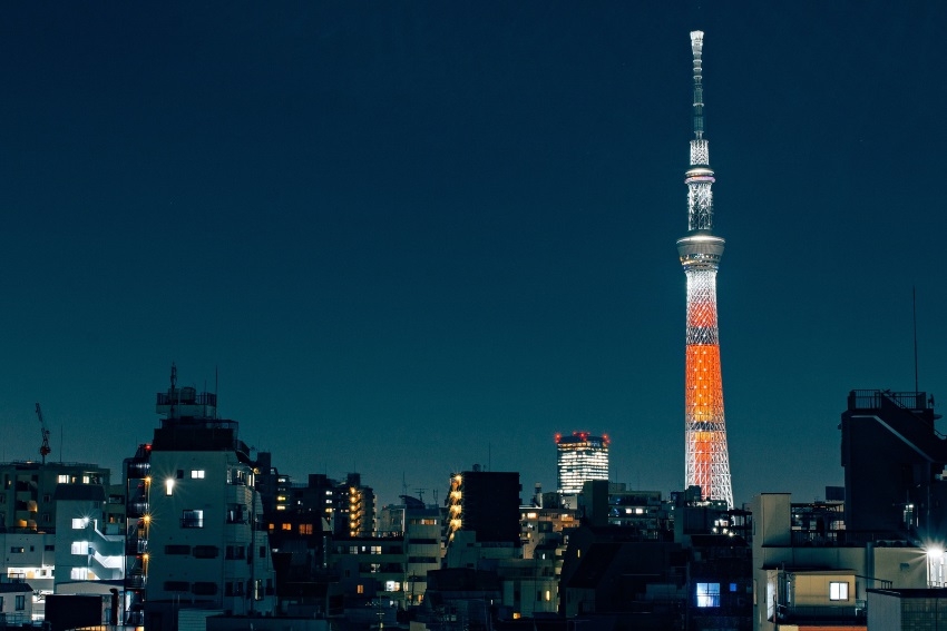 Tokyo skytree. 2020 Vision: Tokyo Olympics.