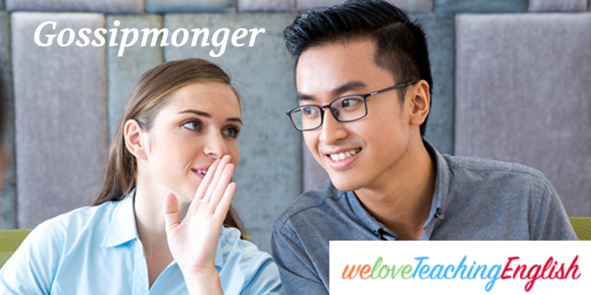 English vocabulary: gossipmonger